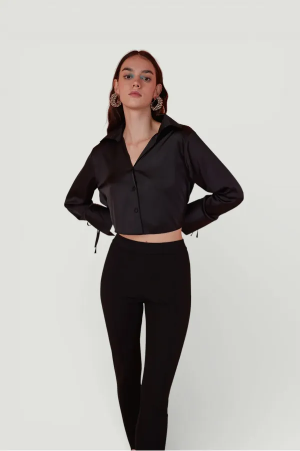 Silky Shirt Black