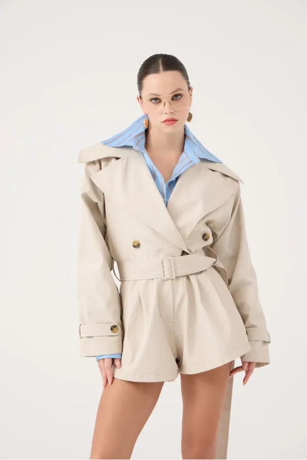 Regan Jumpsuit Beige