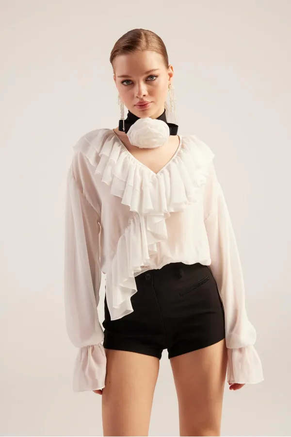 Chemise blanche Sassy