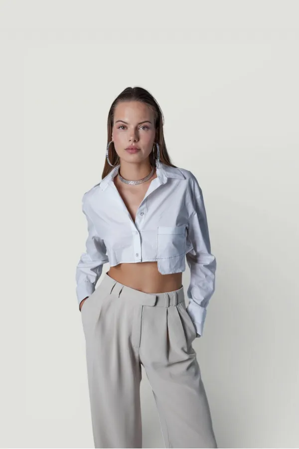 Pocket Gömlek Beyaz