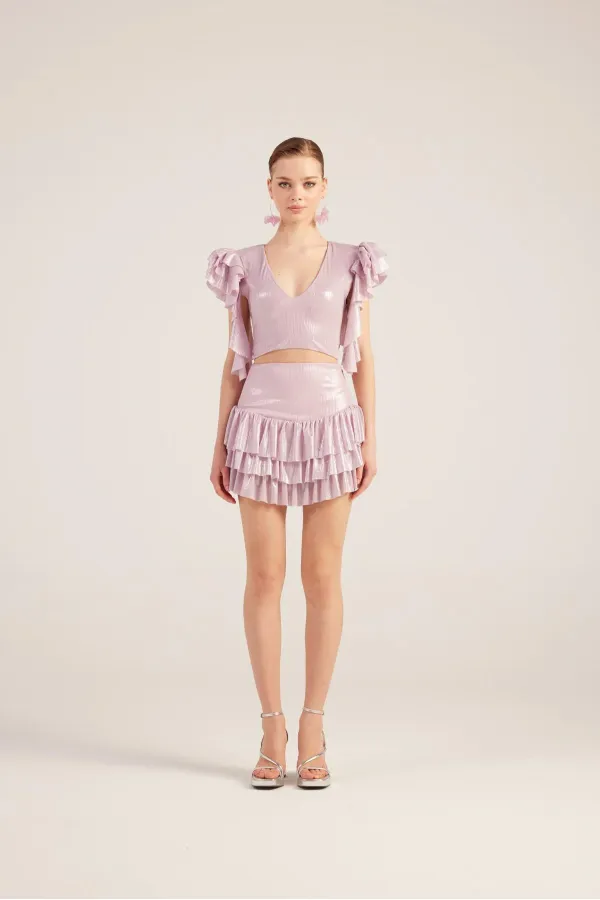 Combinaison rose de grand-mère