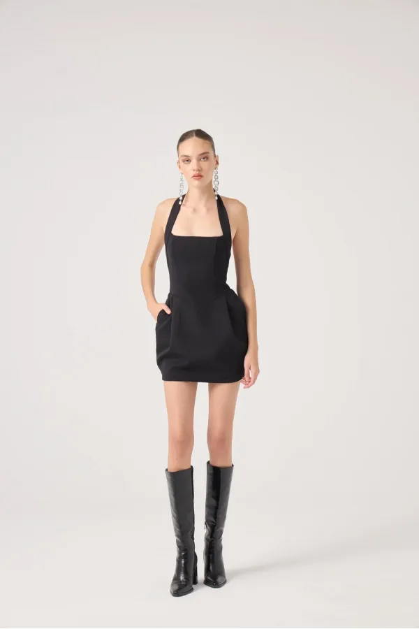 Yerry Dress Black