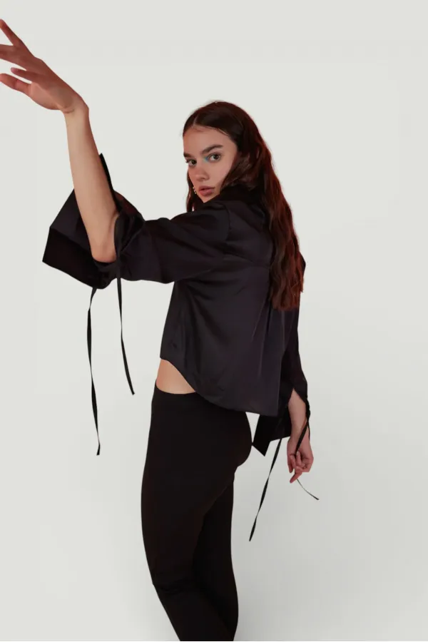 Silky Shirt Black