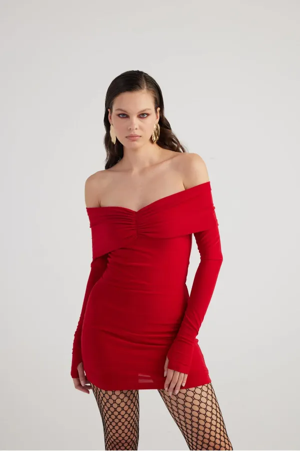 Dreamer Elbise Kırmızı