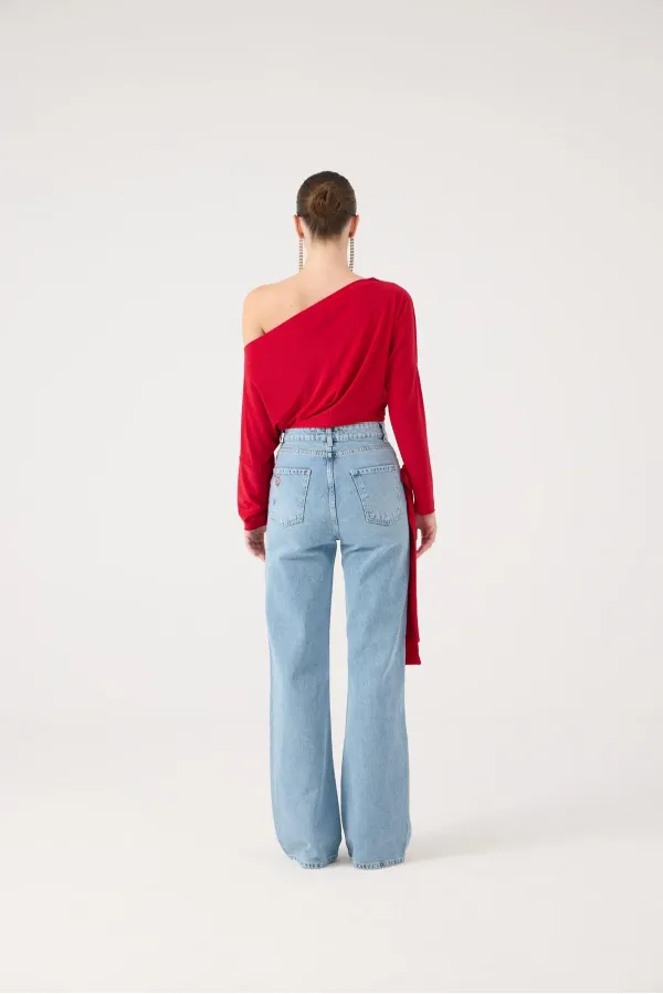 Talia Bluz Kırmızı