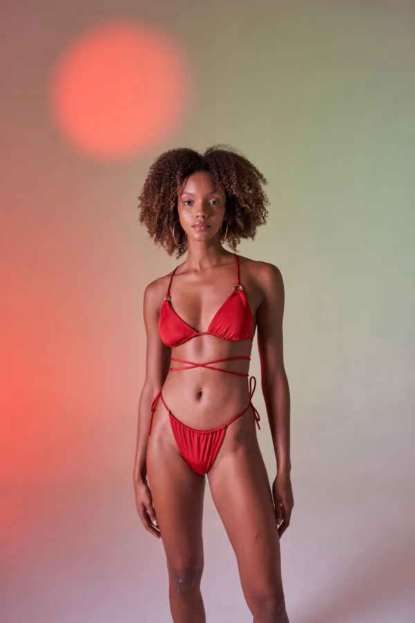 Delphi Bikini Top Red