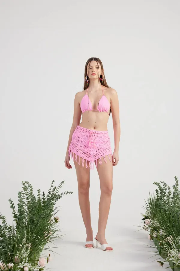 Chacha Knitwear Suit Pink