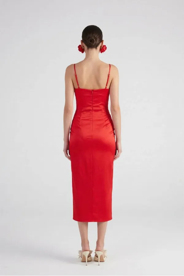 Dipsy Elbise Kırmızı