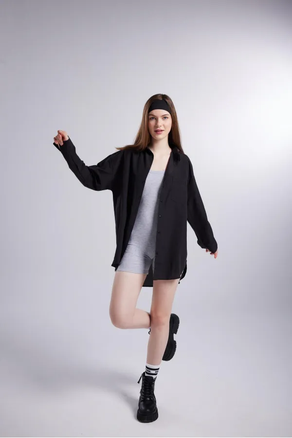 Lovesize Gömlek Siyah