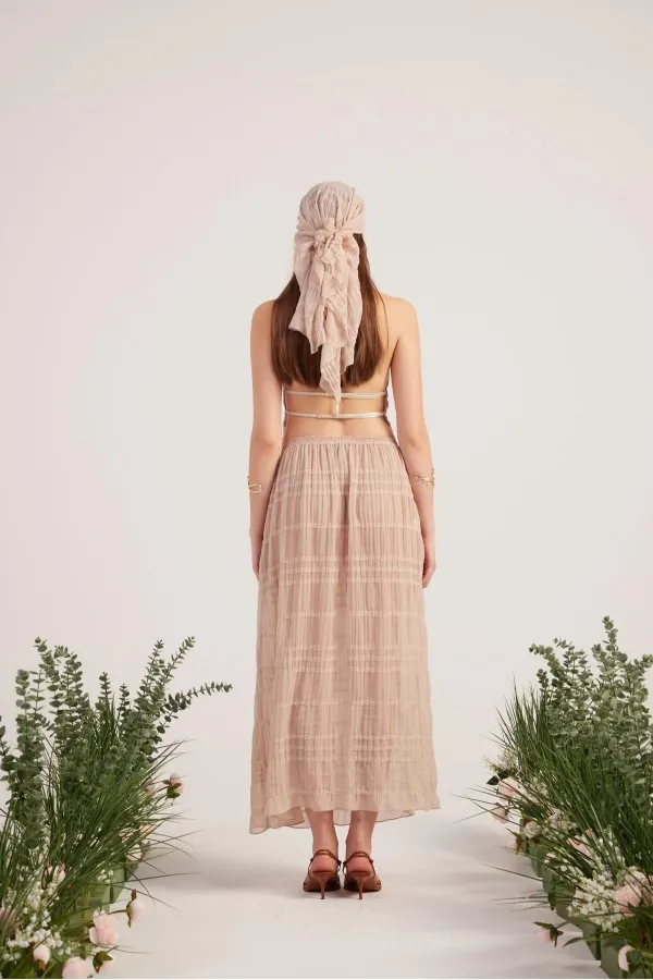 Costume bohème beige