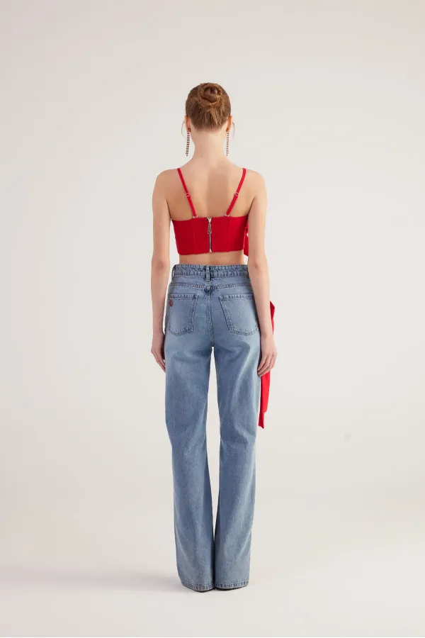 Kyla Jean Pantolon Mavi