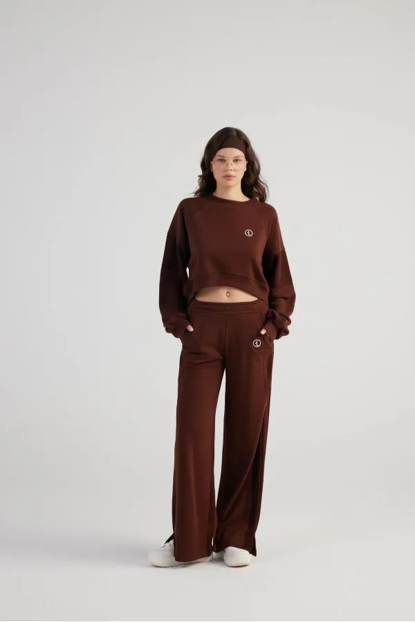 Sweat-shirt marron Cali