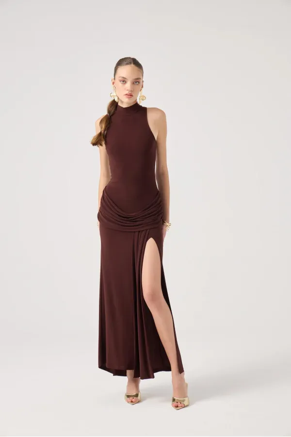 Valentina Dress Brown