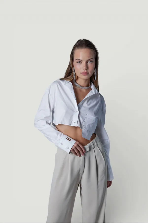 Pocket Gömlek Beyaz