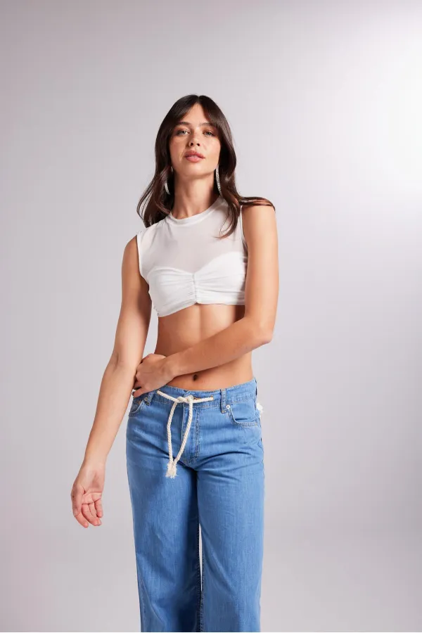 Buterfly Blouse White