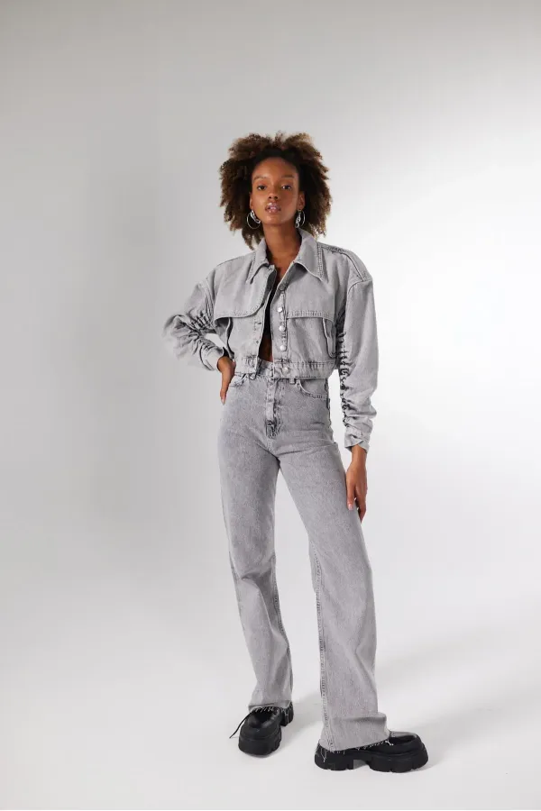 Lorenzo Jean Pantolon Gri