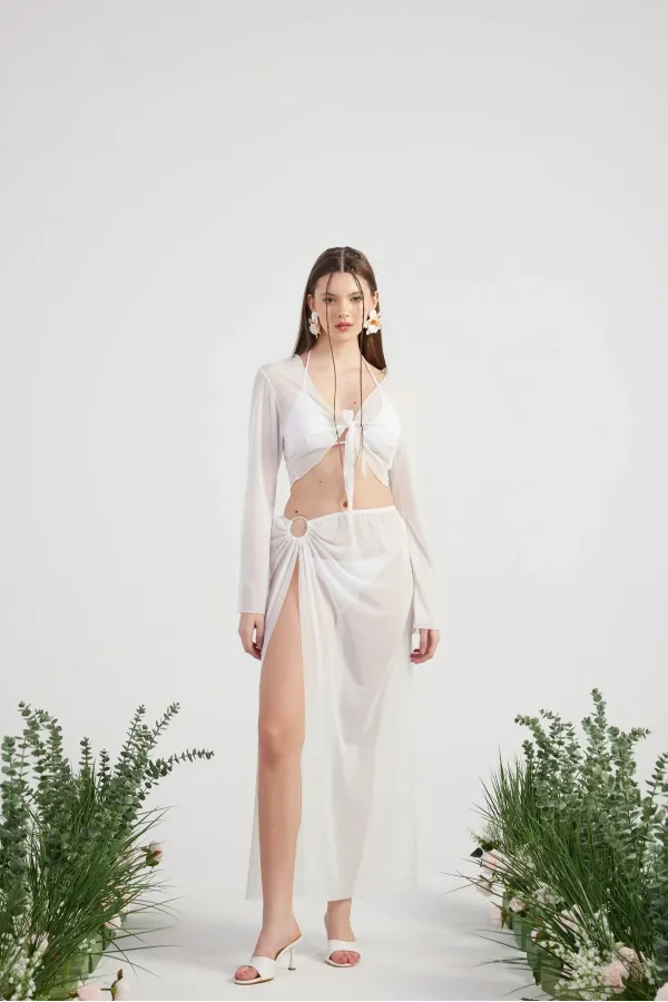 Ringer Pareo Takım Beyaz