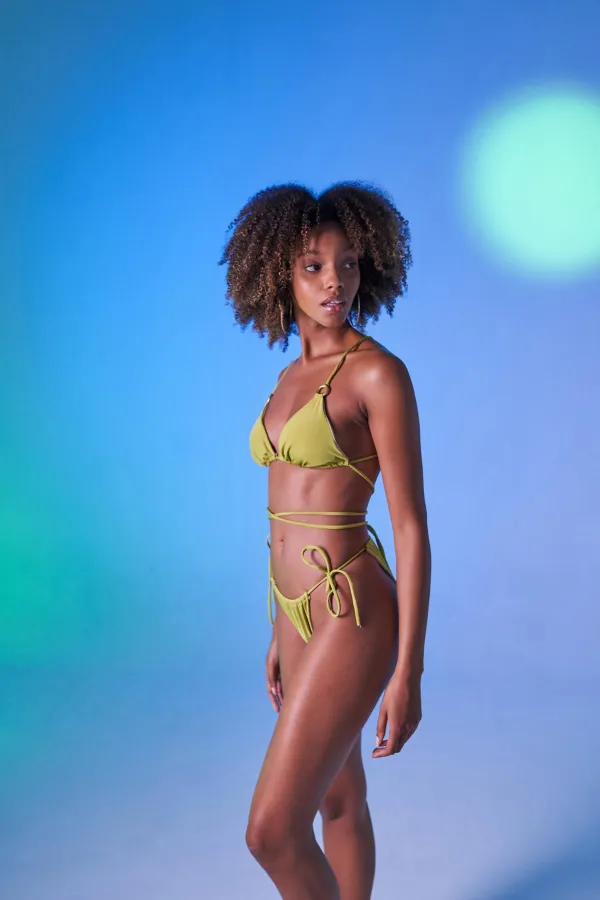 Bas de bikini vert Delphi