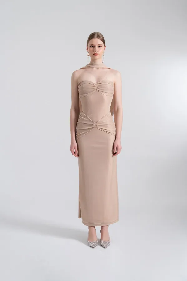 Robe Gabrielle beige
