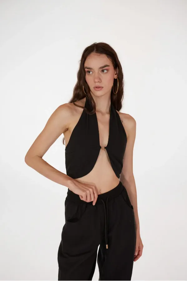 Blouse noire Rise Accessory