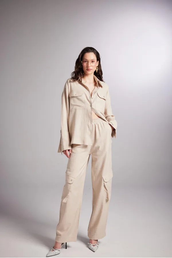 Pantalon Julia beige