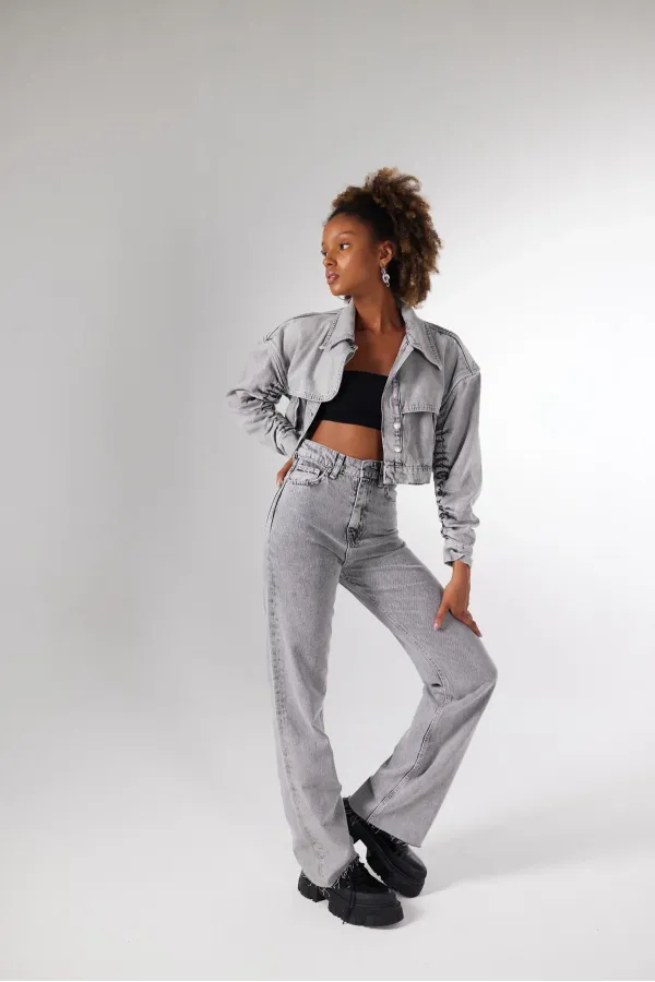 Lorenzo Jean Pantolon Gri