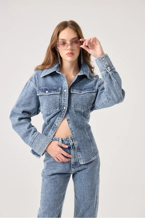 Laura Jean Jacket Blue