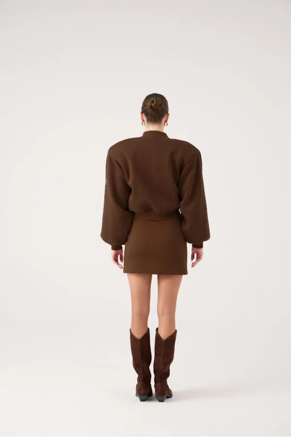 Parker Bomber Ceket Kahve