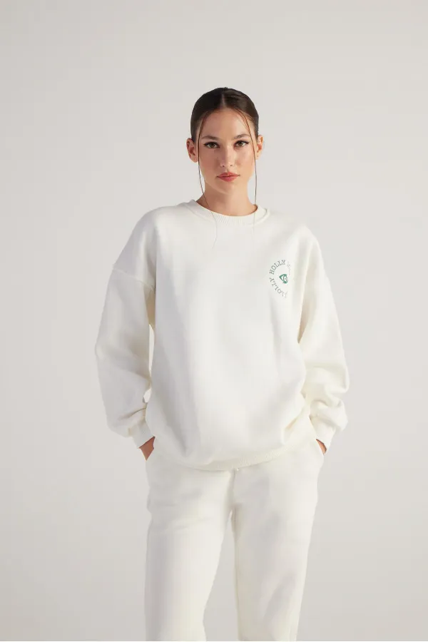 Fine Sweatshirt Ecru