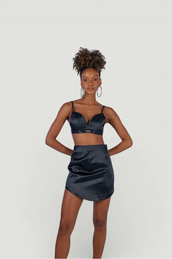 Jupe noire fantaisie