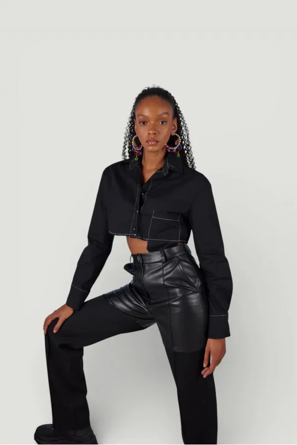 Pocket Gömlek Siyah