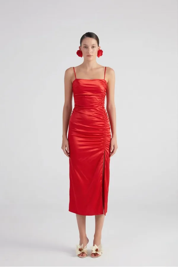 Dipsy Elbise Kırmızı