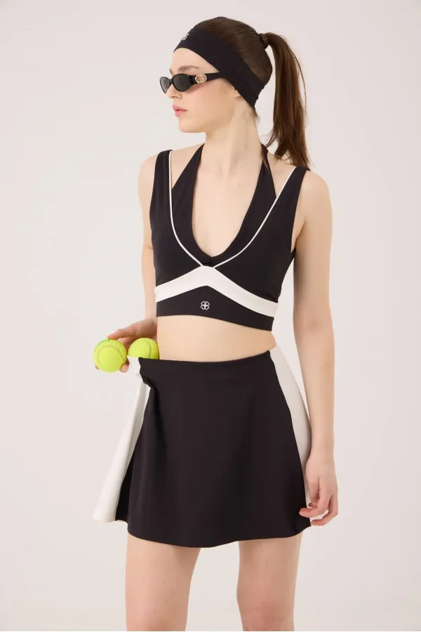 Jupe courte Stella noire taille haute