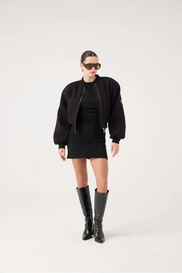 Parker Bomber Ceket Siyah