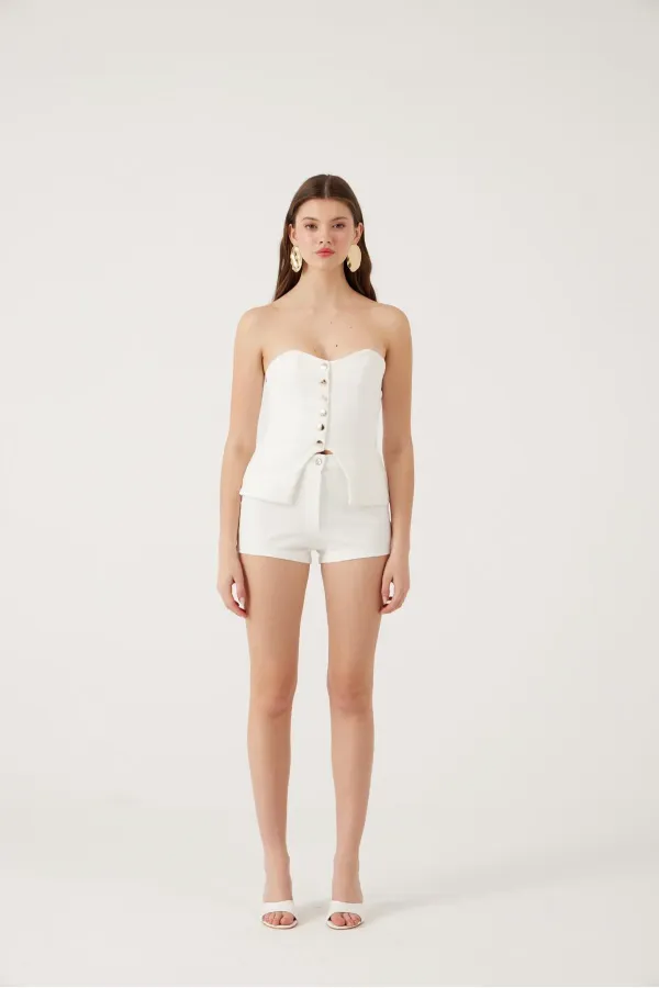 Bailey Şort Beyaz