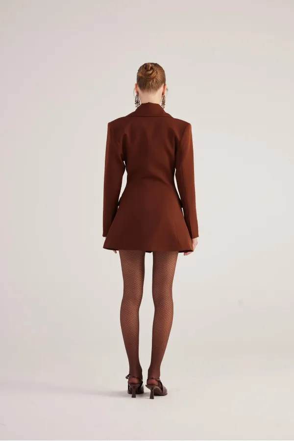Veste blazer marron Deja