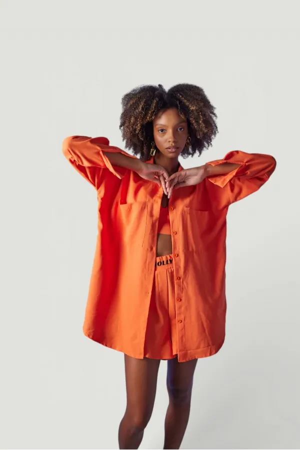 Leti Gömlek Turuncu