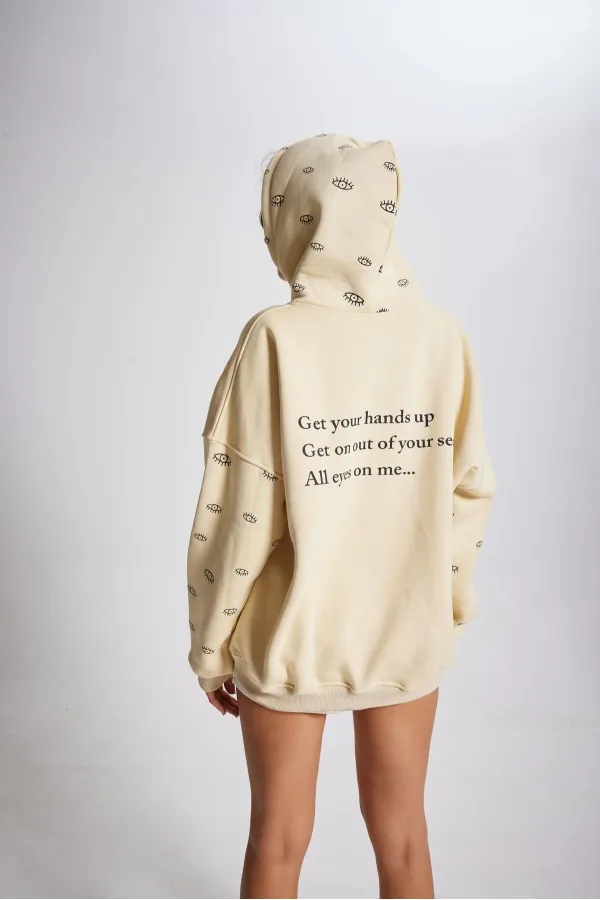 Eye Sweatshirt Beige