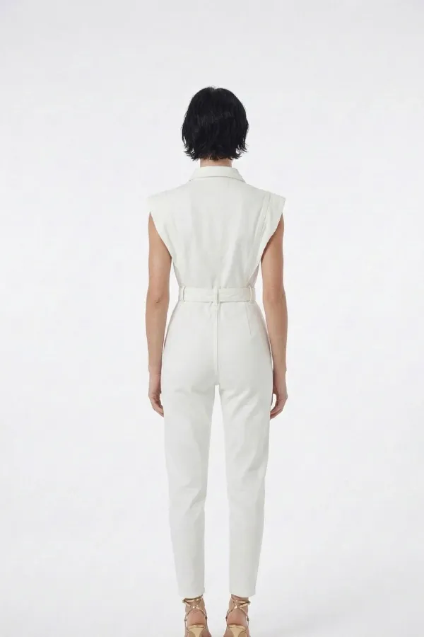 Perle Jumpsuit White