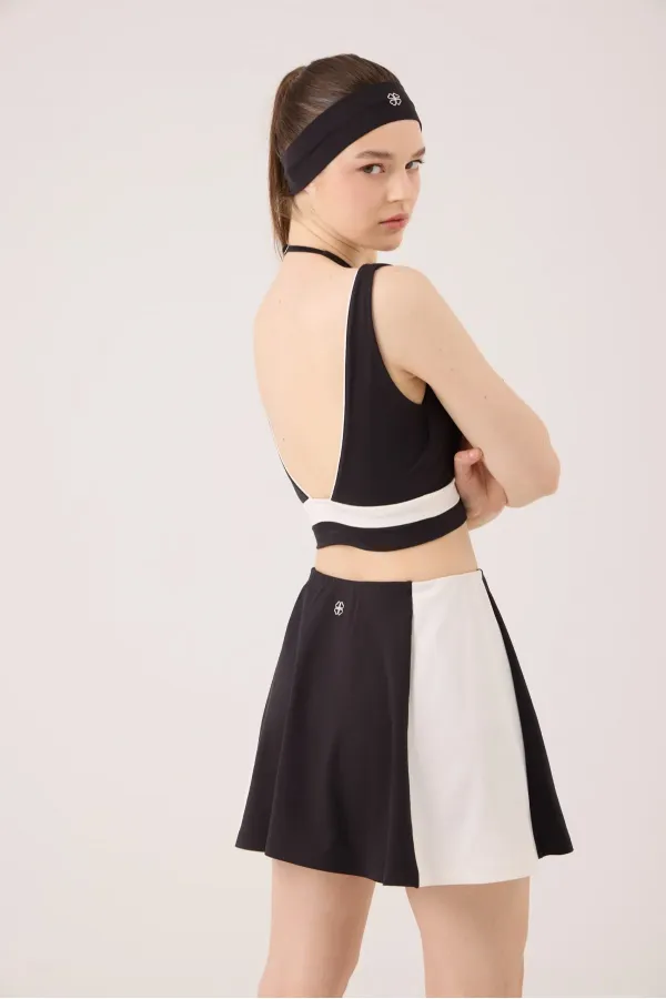 Jupe courte Stella noire taille haute