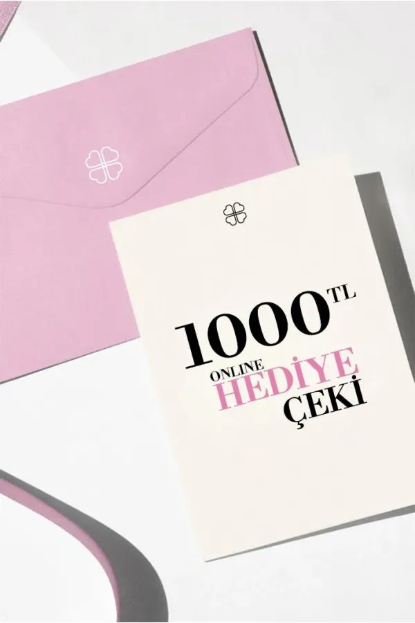 Online Gift Certificate - 1000 TL Pink