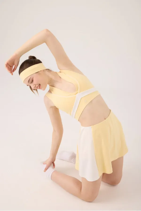 V-Neck Stella Bustier Yellow