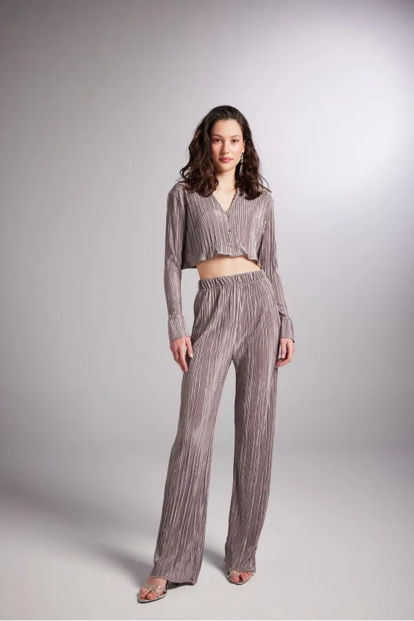 Pantalon confortable en vison