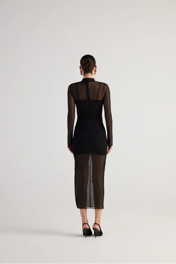 Kamille Elbise Siyah