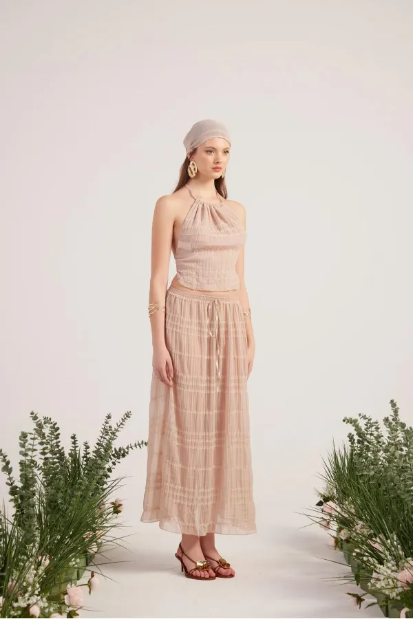 Costume bohème beige