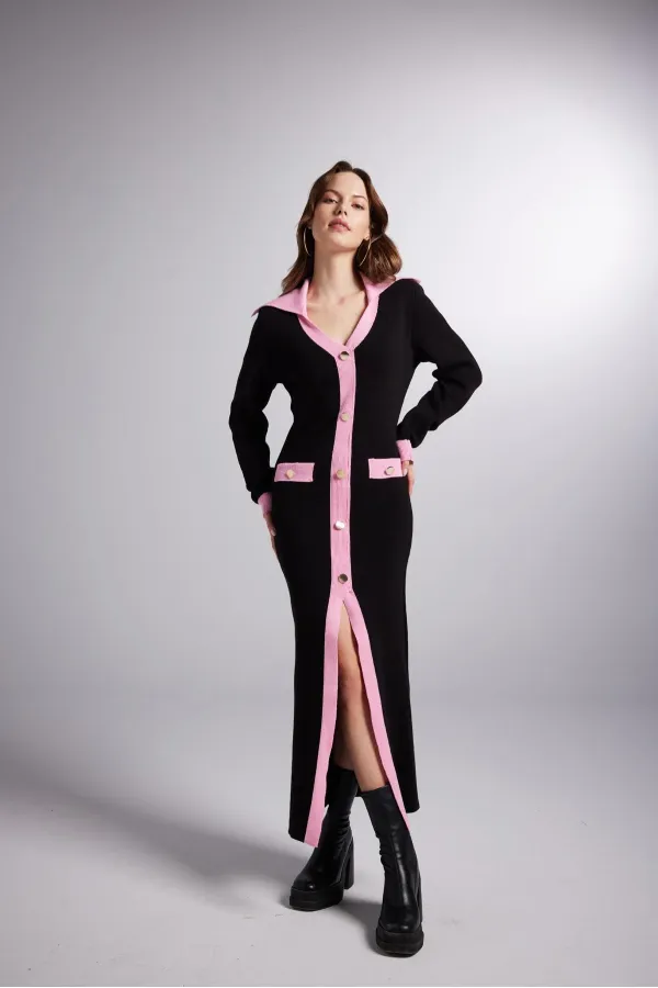 Elias Knit Dress Black