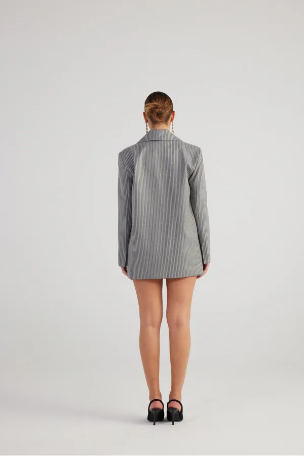 Eden Blazer Ceket Gri