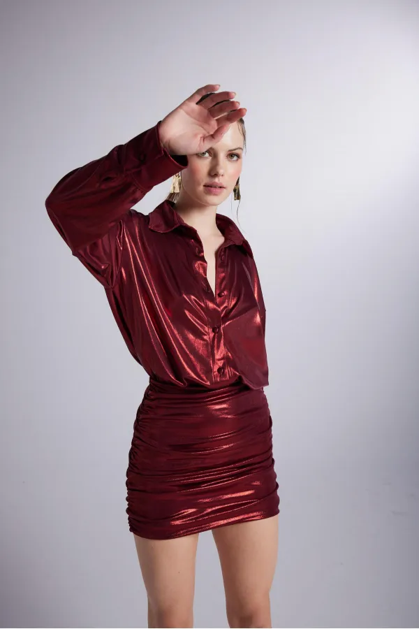 Robe Regina bordeaux