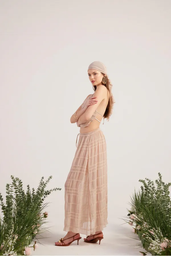 Costume bohème beige