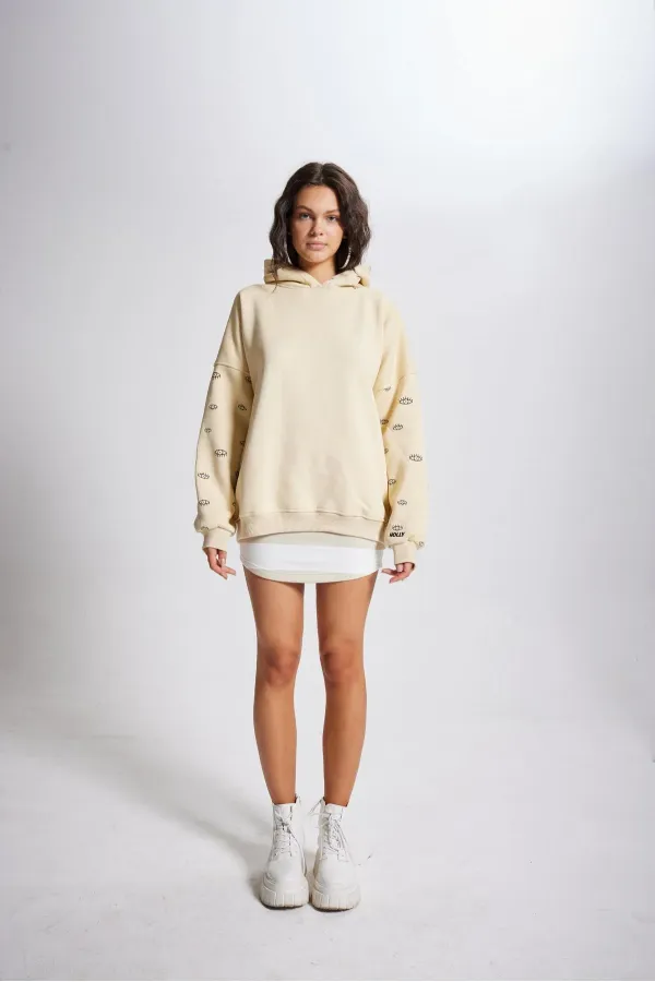 Eye Sweatshirt Beige